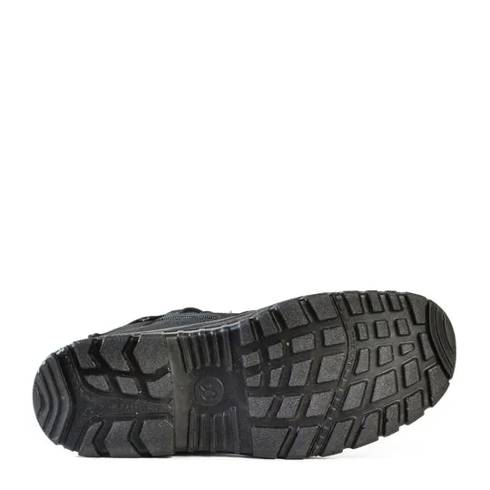 BATA ZIPPY SAFETY TOE BOOT - BLACK - 804-66641