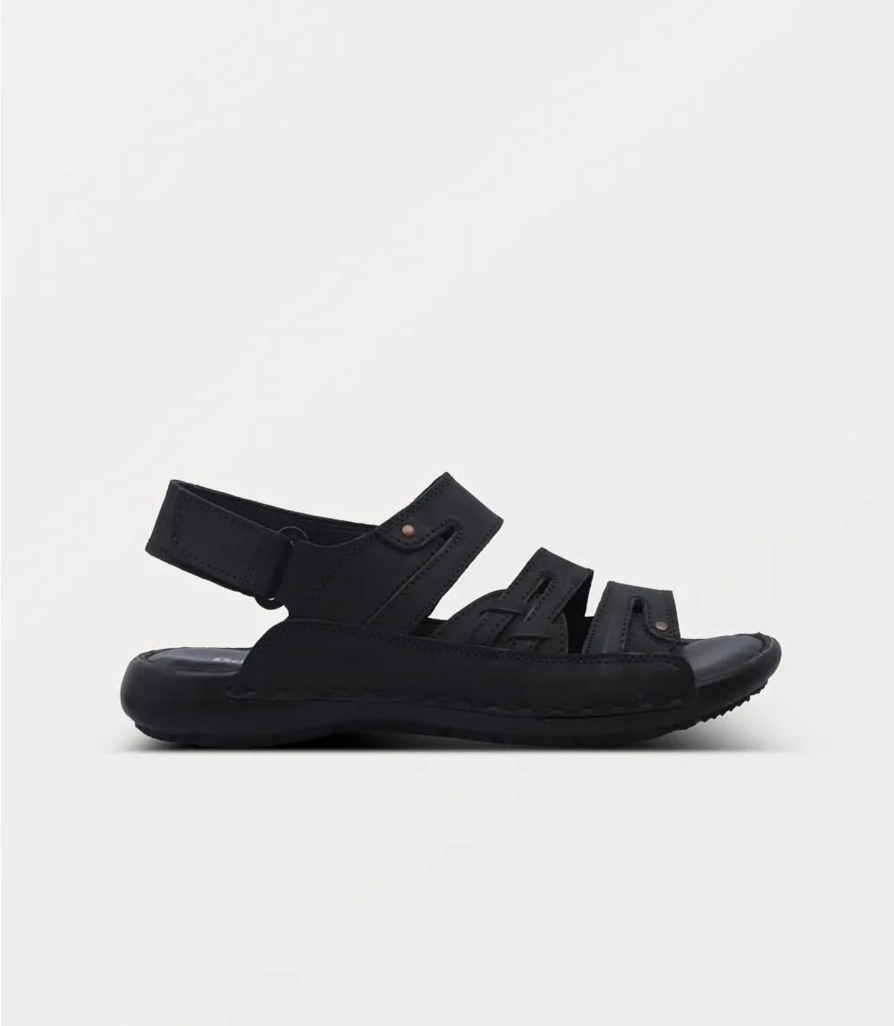 BM6893-BLACK-Men Sandal