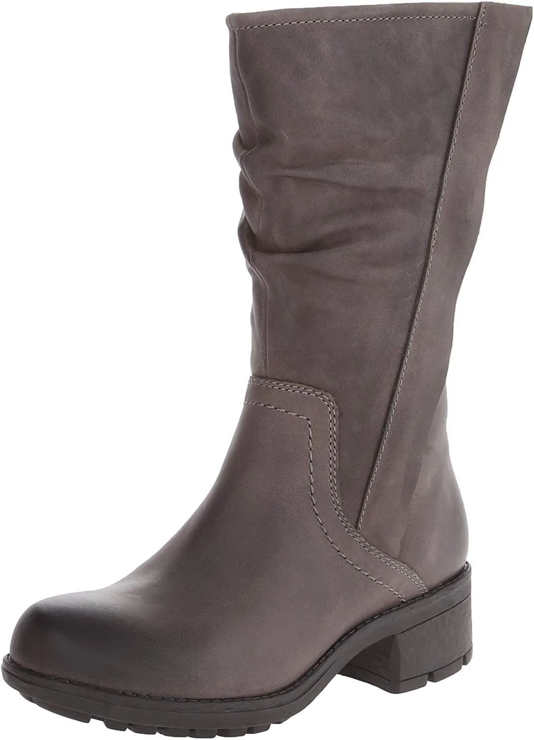 Clarks Artisan Mansi Juniper Women's Leather Boots (26102787), Grey, Size 6M (US)