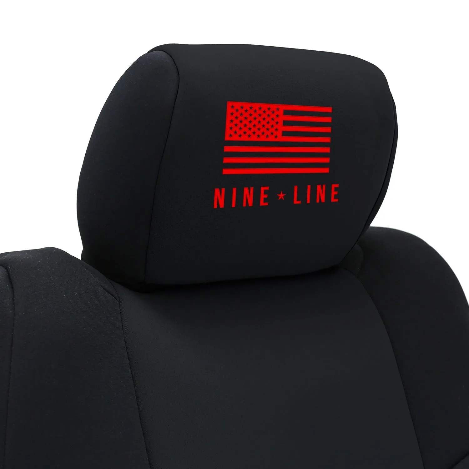 Custom Seat Cover Ballistic With Nine Line Logo