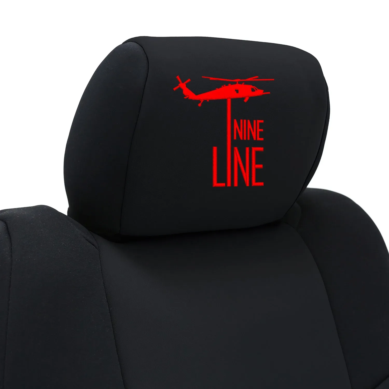 Custom Seat Cover Ballistic With Nine Line Logo