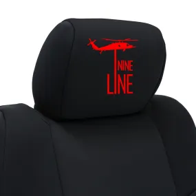 Custom Seat Cover Ballistic With Nine Line Logo