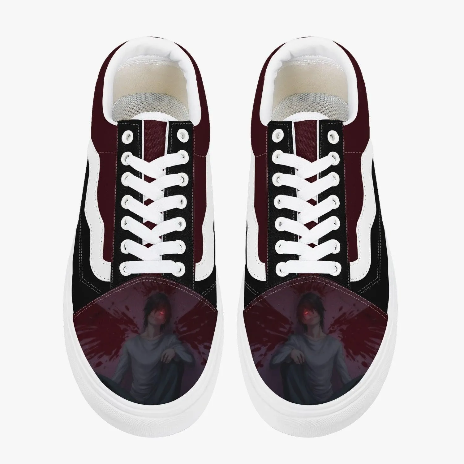 Death Note L With Angel Wings V-OK Anime Shoes