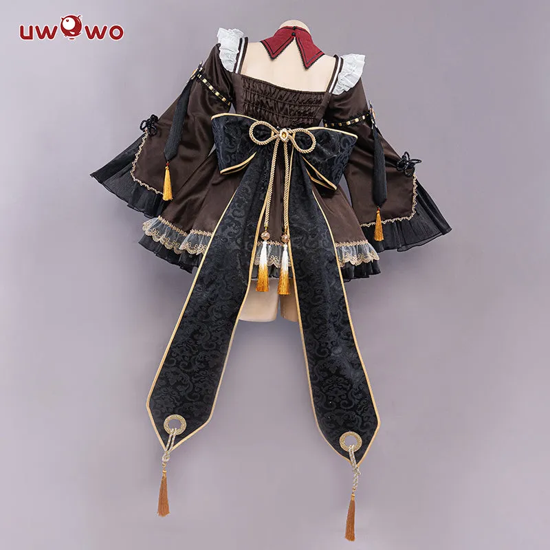 Exclusive Uwowo Genshin Impact Fanart Hutao Maid Ver Hu Tao Cosplay Costume