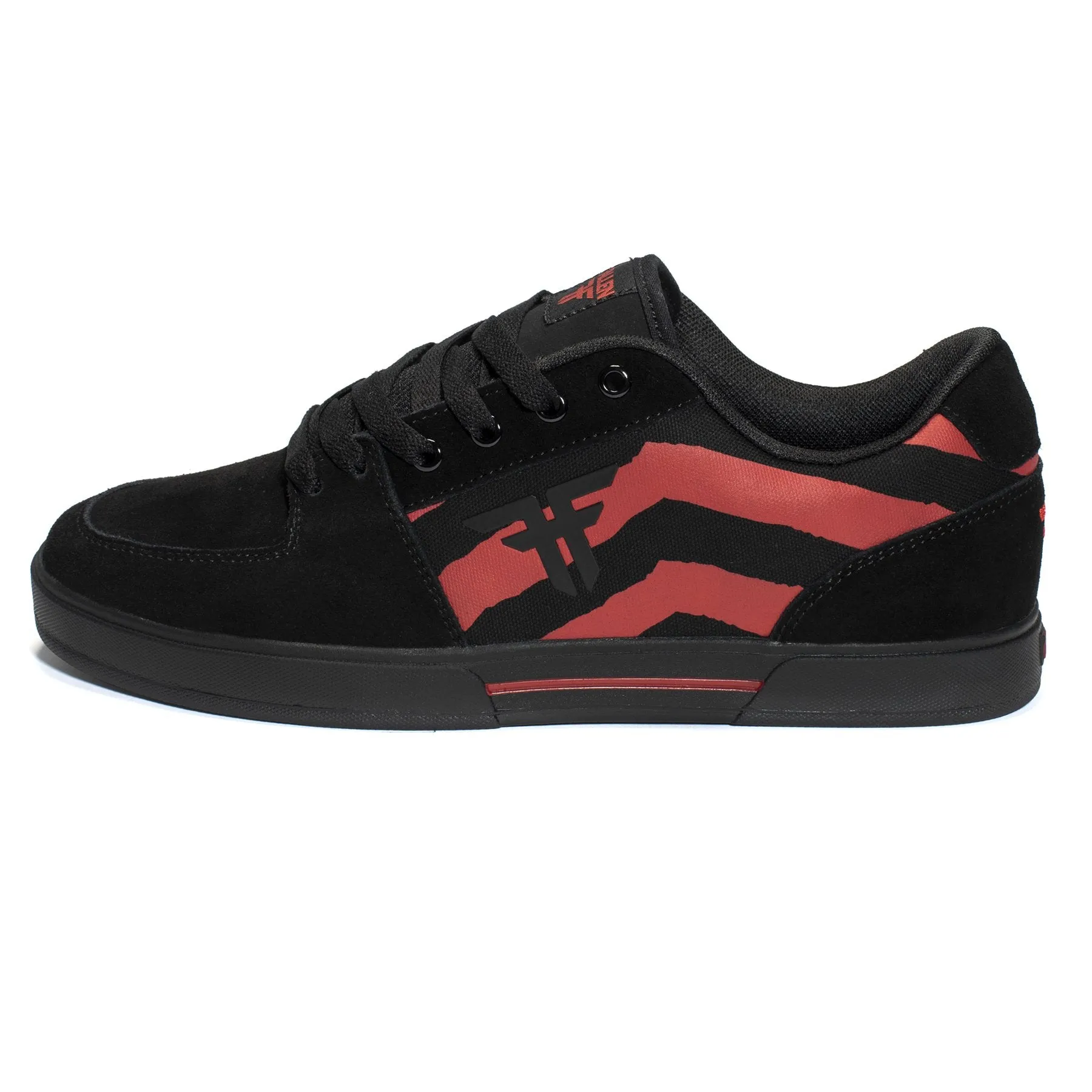 FALLEN SHOES PATRIOT BLACK RED STRIPES