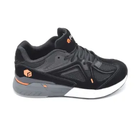 FitVille Rebound - Mens Extra Wide Fit Trainer - 6E Fitting - Black