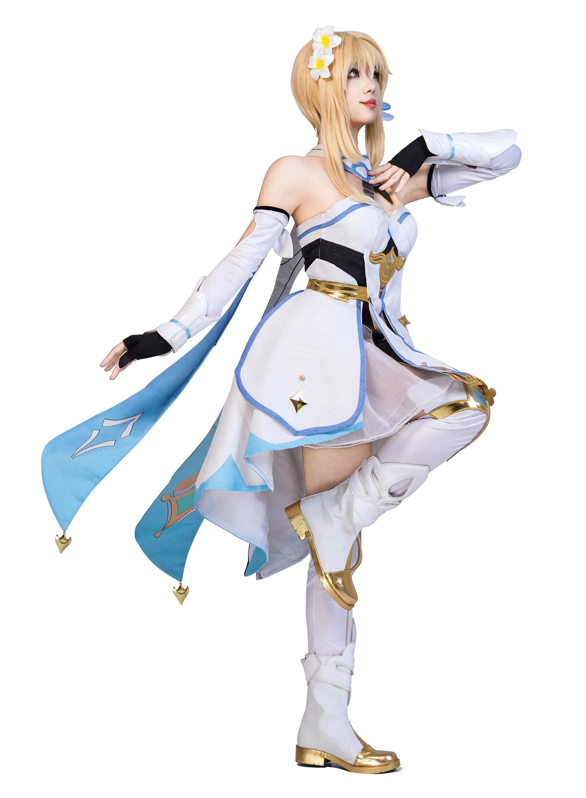 Genshin Impact Lumine Game Cosplay Shoes
