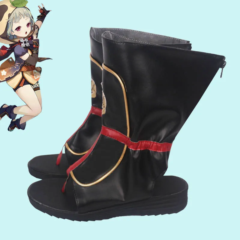 Gvavaya Game Cosplay Genshin Impact Sayu Cosplay Shoes Genshin Cosplay