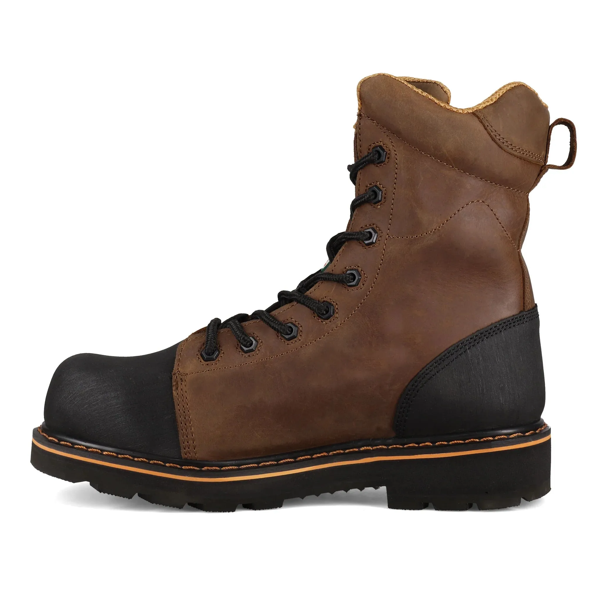 JB Goodhue Tanker 5  8"Work Boots - Black, Tan
