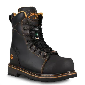 JB Goodhue Tanker 5  8"Work Boots - Black, Tan