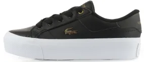 Lacoste Ziane Platform 123 Black White Womens Leather Trainers