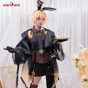 [Last Batch] 【In Stock】Exclusive Uwowo Genshin Impact Fanart Aether Bunny Suit Canon Outfit Cosplay Traveler Kong Costume