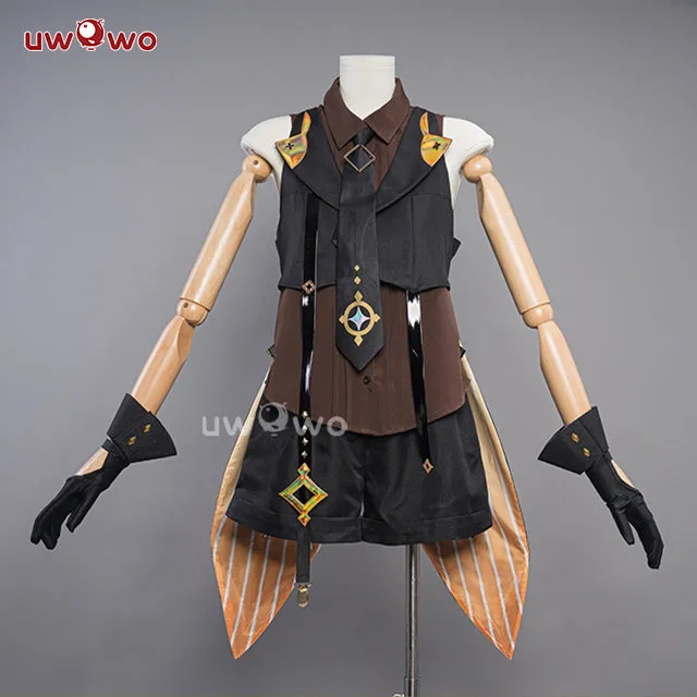 [Last Batch] 【In Stock】Exclusive Uwowo Genshin Impact Fanart Aether Bunny Suit Canon Outfit Cosplay Traveler Kong Costume