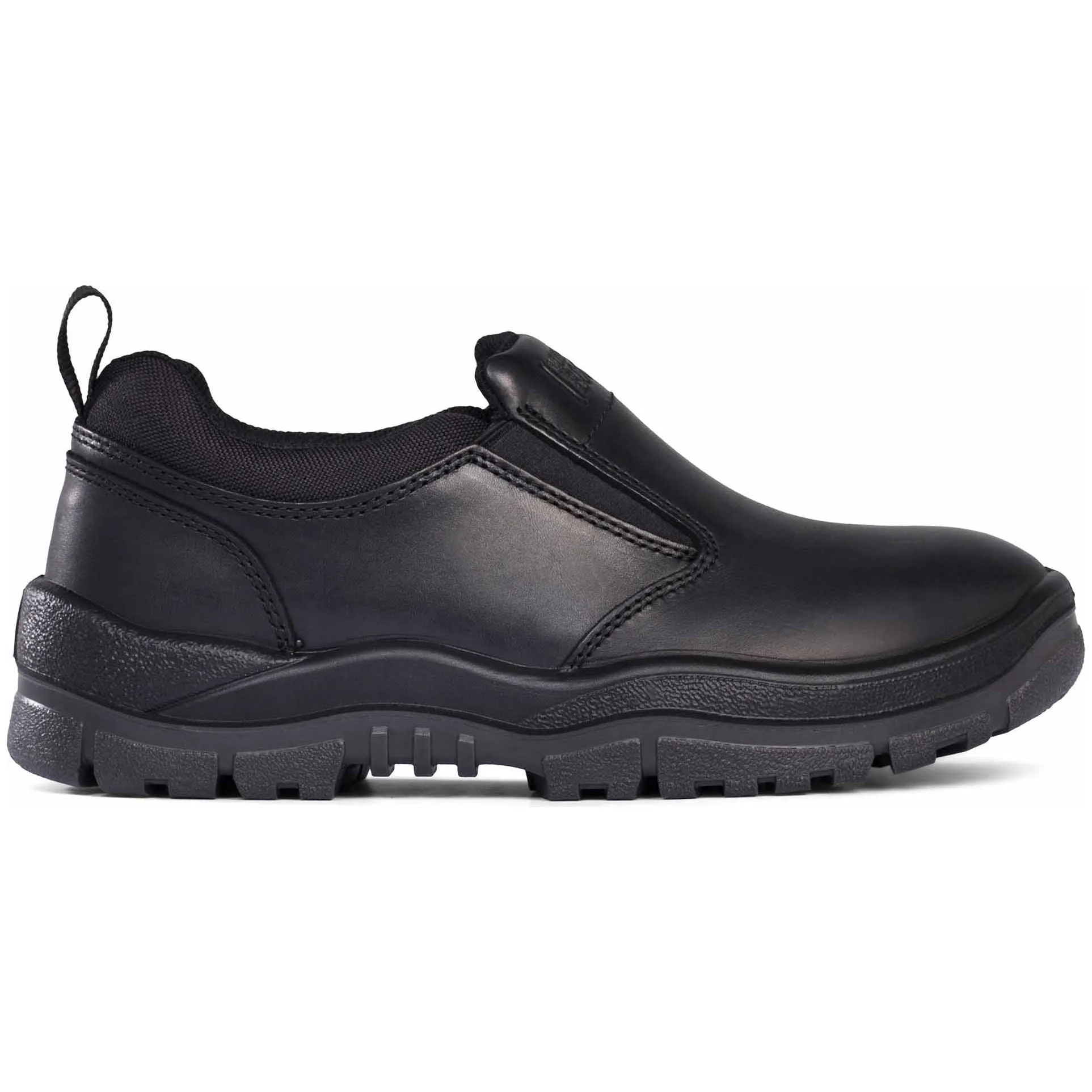 Mongrel Black Steel Cap Toe Slip-On Shoe (315085) (Pre Order)