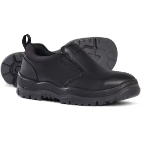 Mongrel Black Steel Cap Toe Slip-On Shoe (315085) (Pre Order)