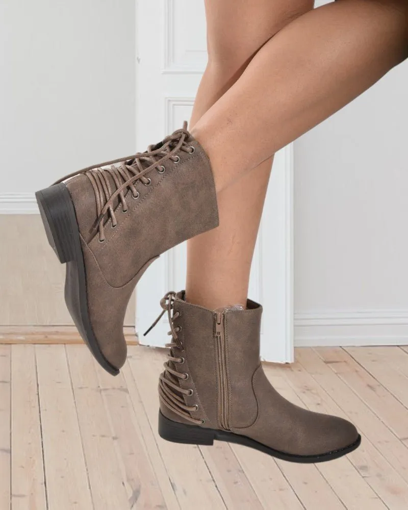 Myan Taupe Boots