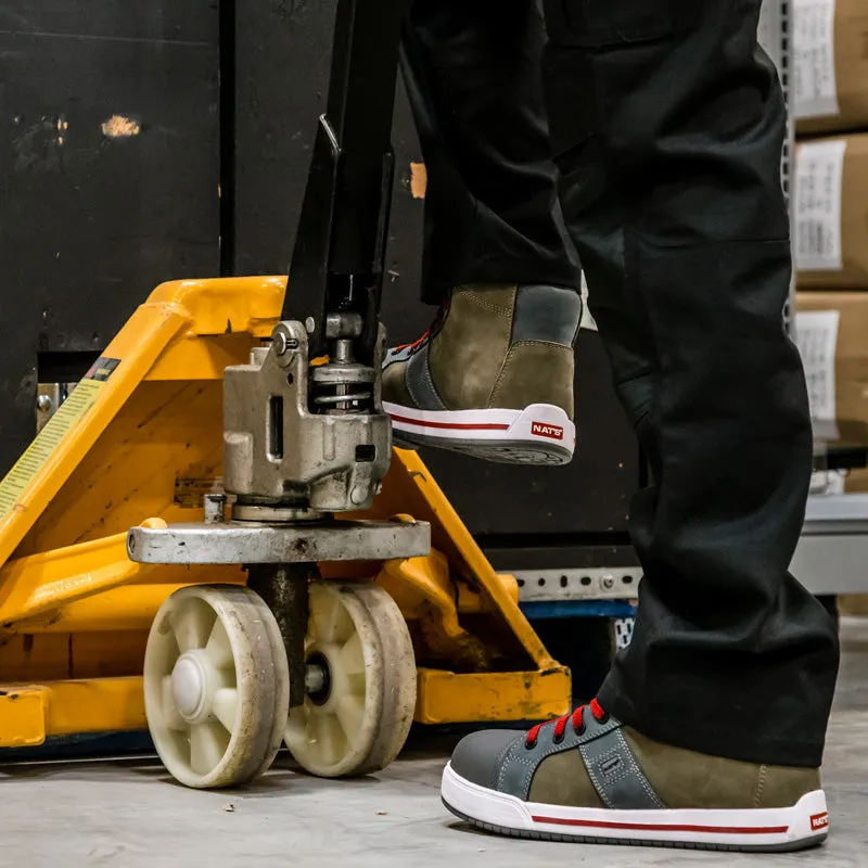 NAT'S MEN'S METAL-FREE NON-SLIP SAFETY SHOES