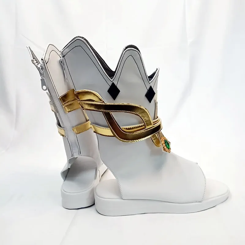 New Anime Game Cosplay Boots Genshing and Impacts Sumeruru Nahidada Lesserer Lords Kusanalili Shoes Halloween Aksesoriri Dibuatat Sesuaiai Pesananan