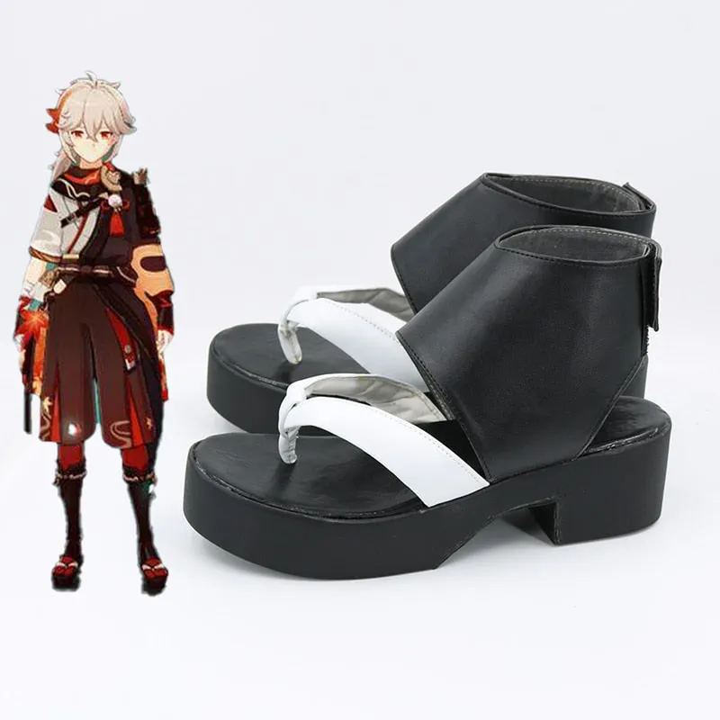 New Anime Game Genshing and Impacts Kiryuyu Kazuhaha Cosplay Women Shoes Boots Props Halloween Party Accessories Customization Cheap