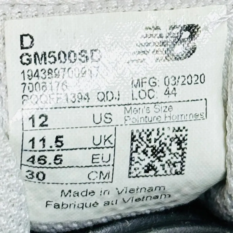 New Balance Men's NB500 Shoes (Size 46.5) - GM500SD