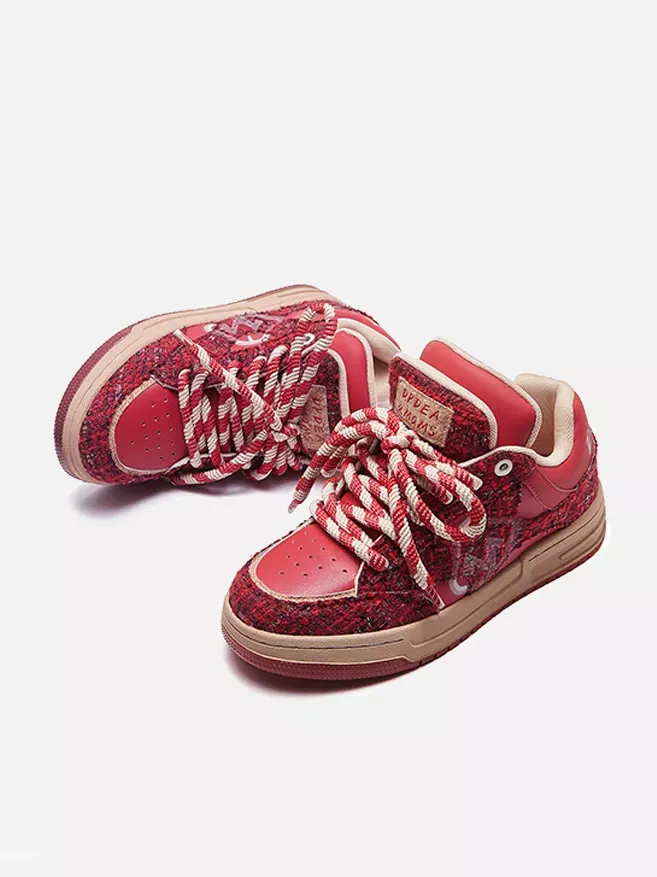 Niceprimes Red trendy sneakers