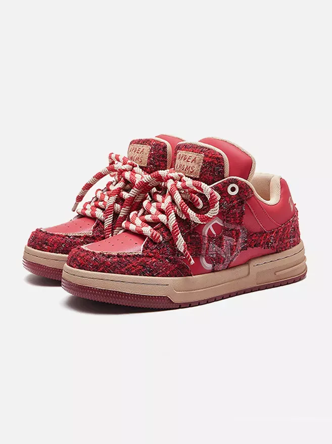 Niceprimes Red trendy sneakers