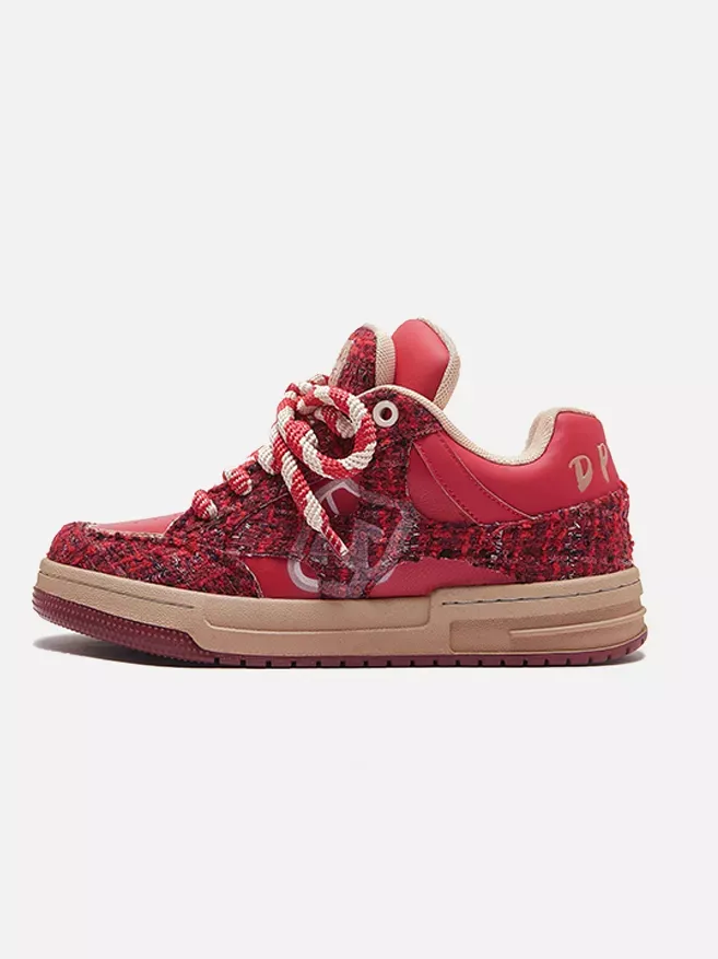 Niceprimes Red trendy sneakers