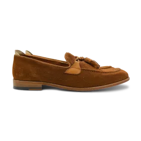 Oscar in Brown Suede with Tassel
