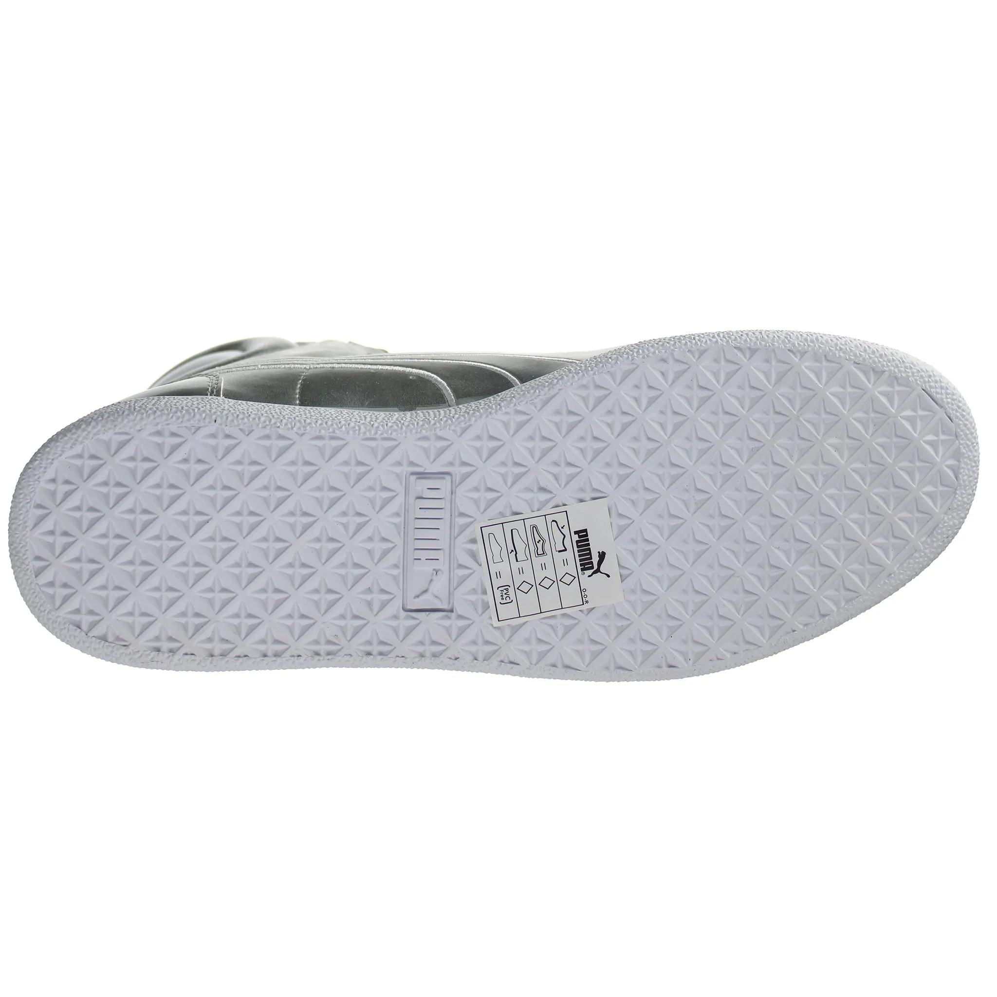 Puma First Round Womens Silver Trainers