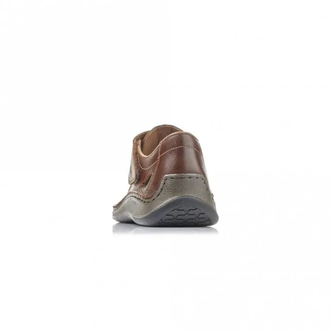 Rieker Mens Brown Leather Fishermans Sandal