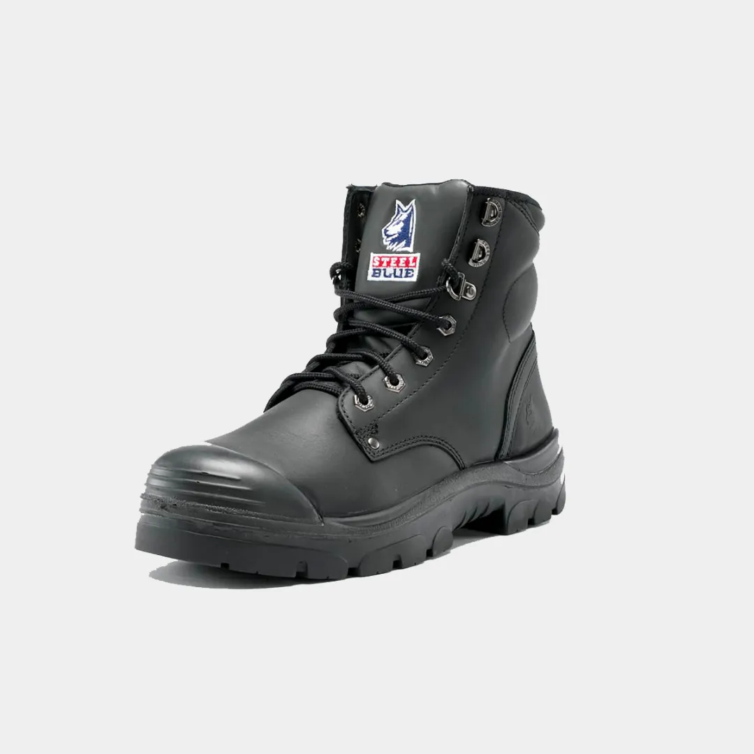 STEELBLUE - ARGYLE ZIP: TPU BUMP CAP BOOTS - 332152