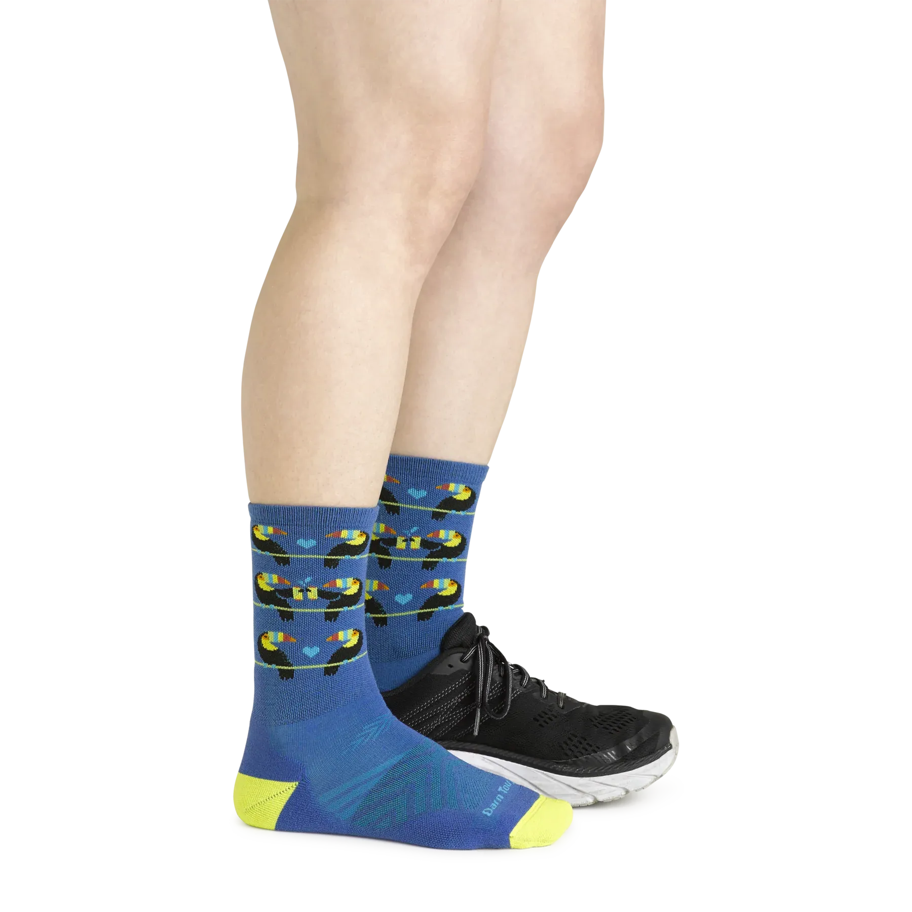 Toco Loco Micro Crew Ultra-Lightweight Running Sock w/ Cushion (Women's) - D1060W