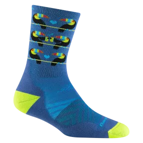Toco Loco Micro Crew Ultra-Lightweight Running Sock w/ Cushion (Women's) - D1060W