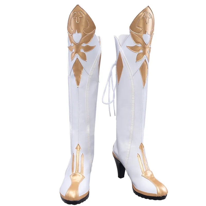 Uwowo Game Genshin Impact Jean The rigorous Dandelion Knight Cosplay Shoes